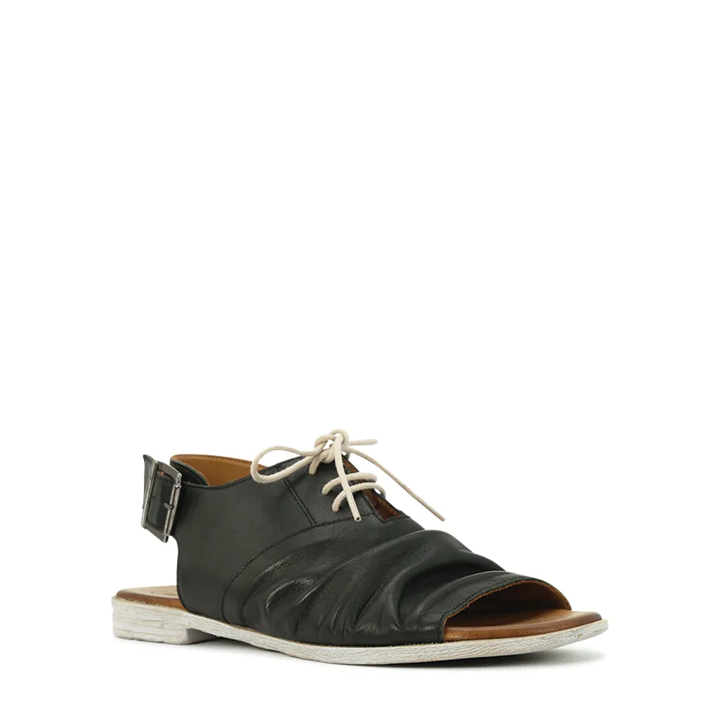 Louelle Leather Sling Back Sandals