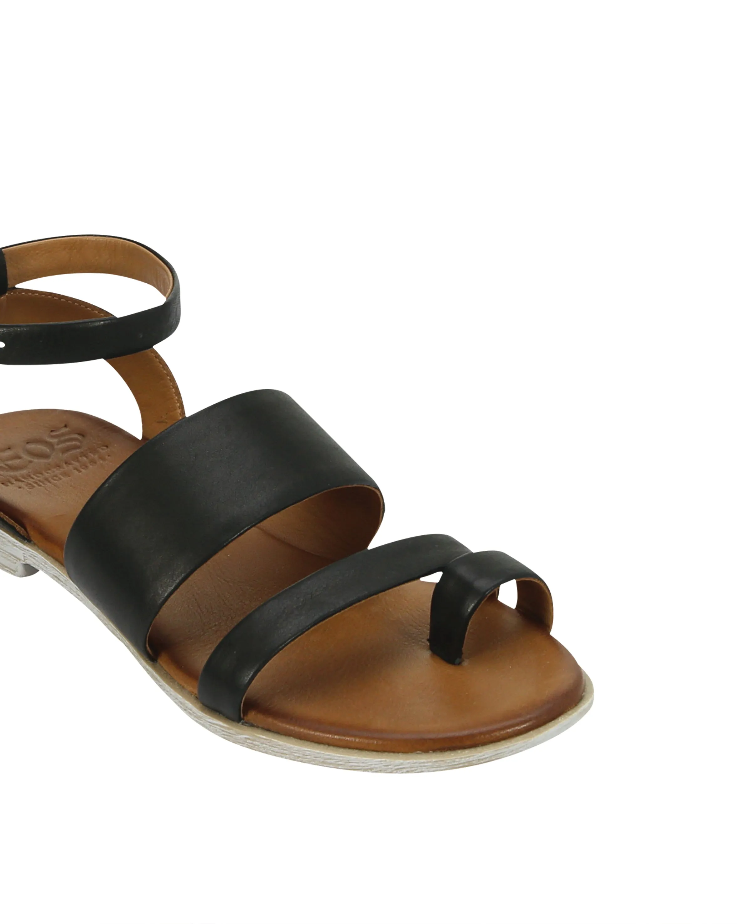 Loui Leather Ankle Strap Sandals