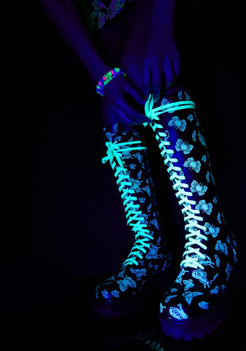 Lucky Wanderer Glow In The Dark Boots