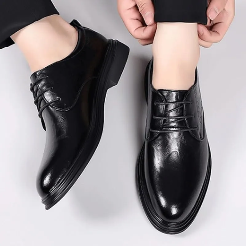 Men's Business Office Oxford Shoes Plus Size Leather Fashion Dress Sneakers Comfort Walking Driving Shoes Mens Oxfords Leather Dress Shoes