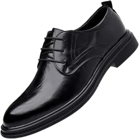 Men's Business Office Oxford Shoes Plus Size Leather Fashion Dress Sneakers Comfort Walking Driving Shoes Mens Oxfords Leather Dress Shoes