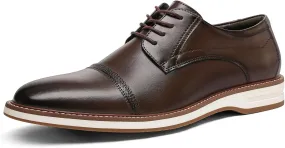 Men's Dress Shoes Business Formal Wingtip Casual Oxford Shoes