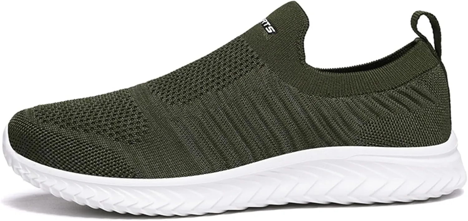 Mens Loafers & Slip-Ons Mesh Breathable Comfortable and Fashionable Men's Slip On Soft Soled Sports Shoes