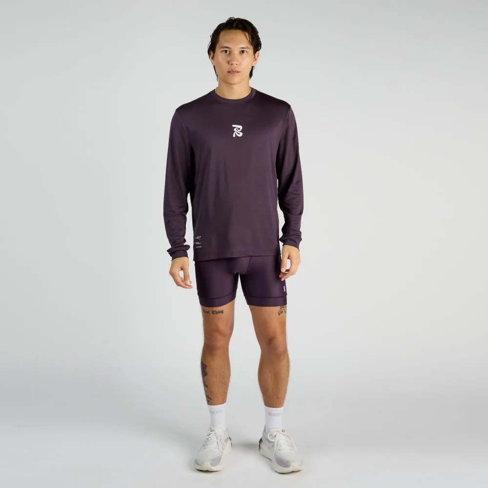 Micromesh™ "Evolve Running" Long Sleeve Tee - Unisex, Nightshade