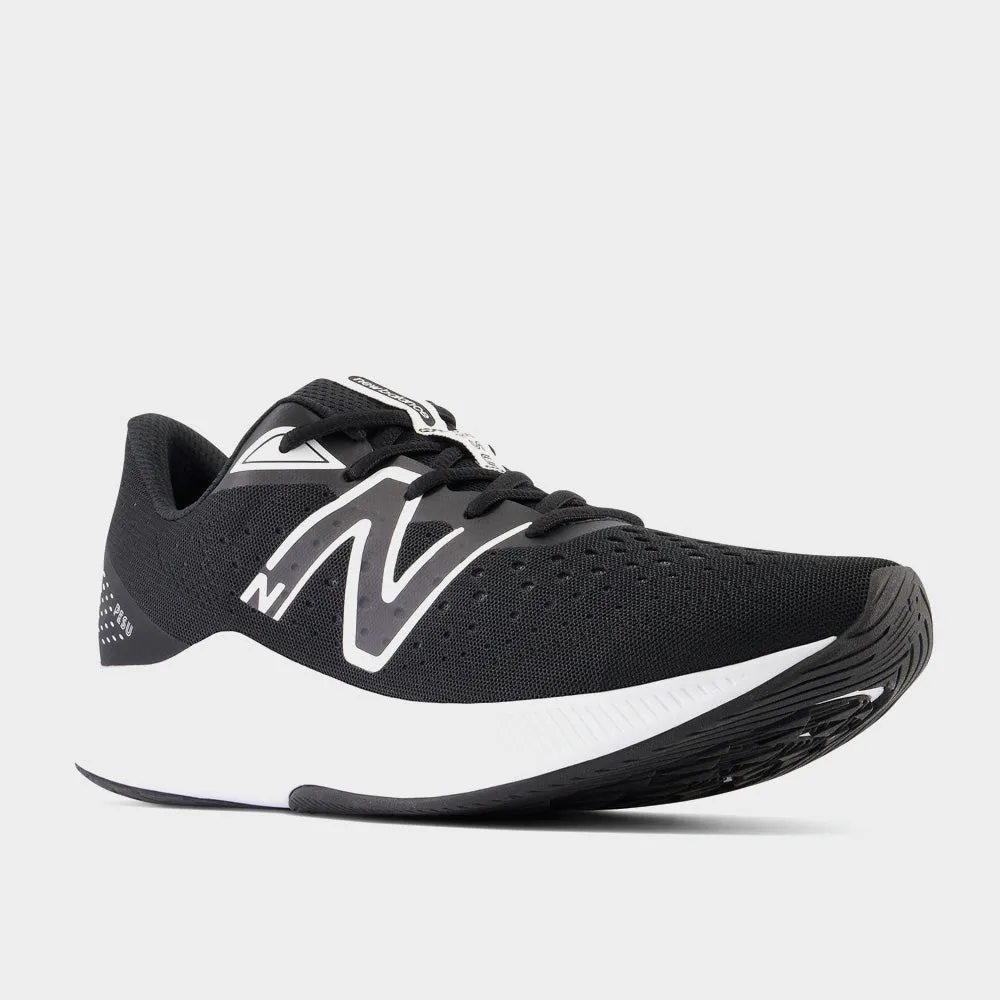 New Balance Mens Dynasoft Pesu V2 Performance Running Shoes - Black/White (Model 173612)