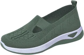Orthopedic Shoes for Women 2025 New Women's Woven Non Slip Work Shoes Women Lether Casual Shoes Trendy Men's Fashion Sneakers Waterproof Tennis Shoe Loafers Dress Shoe