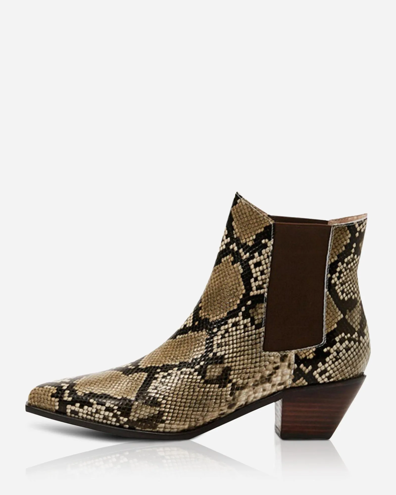 Roger 4.5cm Boot • Natural Snake