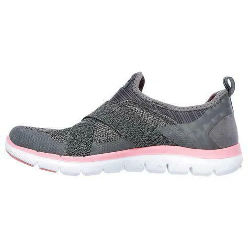 Skechers Flex Appeal Womens Ladies Wide Fit Running Trainers Shoes Size 2-6.5