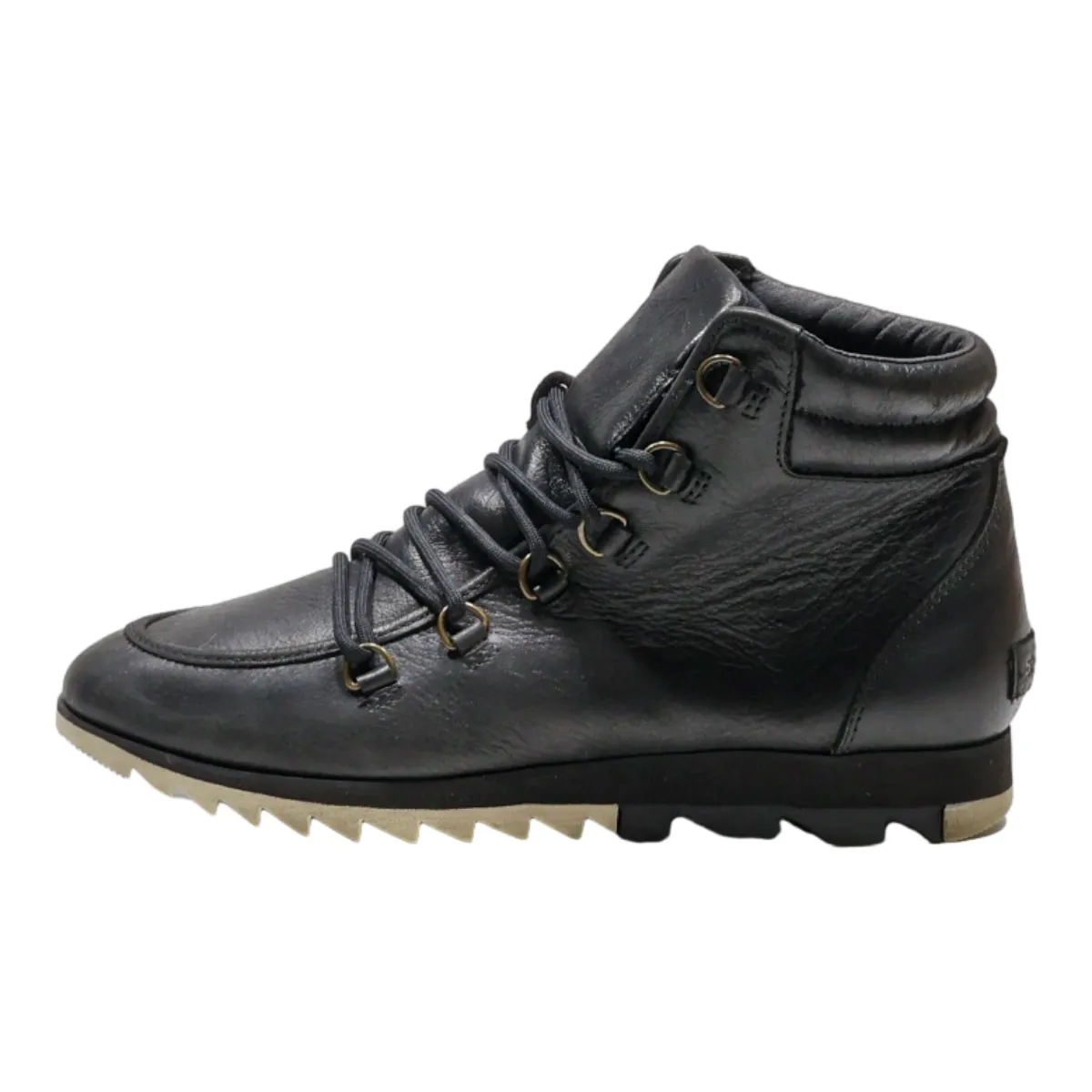 SOREL Hiking Boots Black Leather Womens UK 8