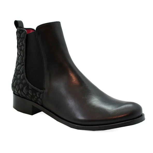 Last Pair Sale! Taille Chelsea Boots in Black Hexagon - Sizes 38 and 41 Available!