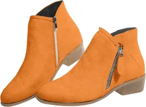 Wedge Ankle Boots Botas De Mujer Dress Ankle Boots for Women Ankle Booties for Women 2024 Ankle Boots Wedge Heel Light Grey Ankle Boots for Women