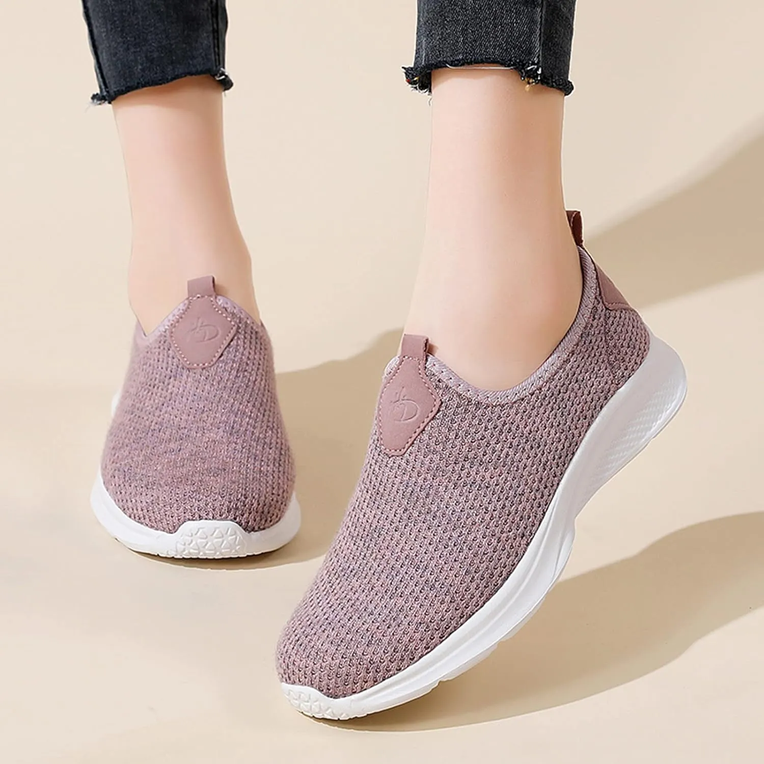 Womens Non Slip Work Shoes Slip On Water Resistant Slip On Shoes Women Food Service Men's Casual Dress Shoes Fashion Sneakers 2025 White Tennis Shoe Loafers Shoe