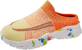 Womens Summer Breathable Mesh Slippers Womens Tennis Shoes Jogging Women Casual Shoes Women's Fashion Sneakers Black Tennis Shoe White Loafers