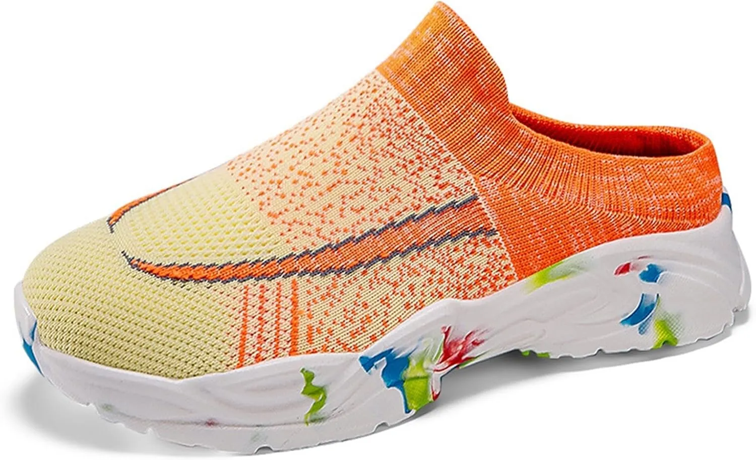 Womens Summer Breathable Mesh Slippers Womens Tennis Shoes Jogging Women Casual Shoes Women's Fashion Sneakers Black Tennis Shoe White Loafers
