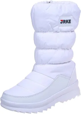 Women's Winter Boots Waterproof Fuzzy Boots Fleece Insulated Fur Boots Platform Anti-Slip Outdoor Ankle Booties Duck Boots