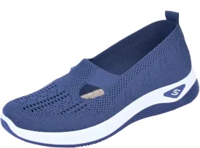 Zapatos Ortopédicos para Mujer Ligeros y Anchos, Women's Orthopedic Walking Shoes Slip on Trainers Comfortable Casual Athletic Shoe Soft Soled Arch Support Hands-Free Sneakers